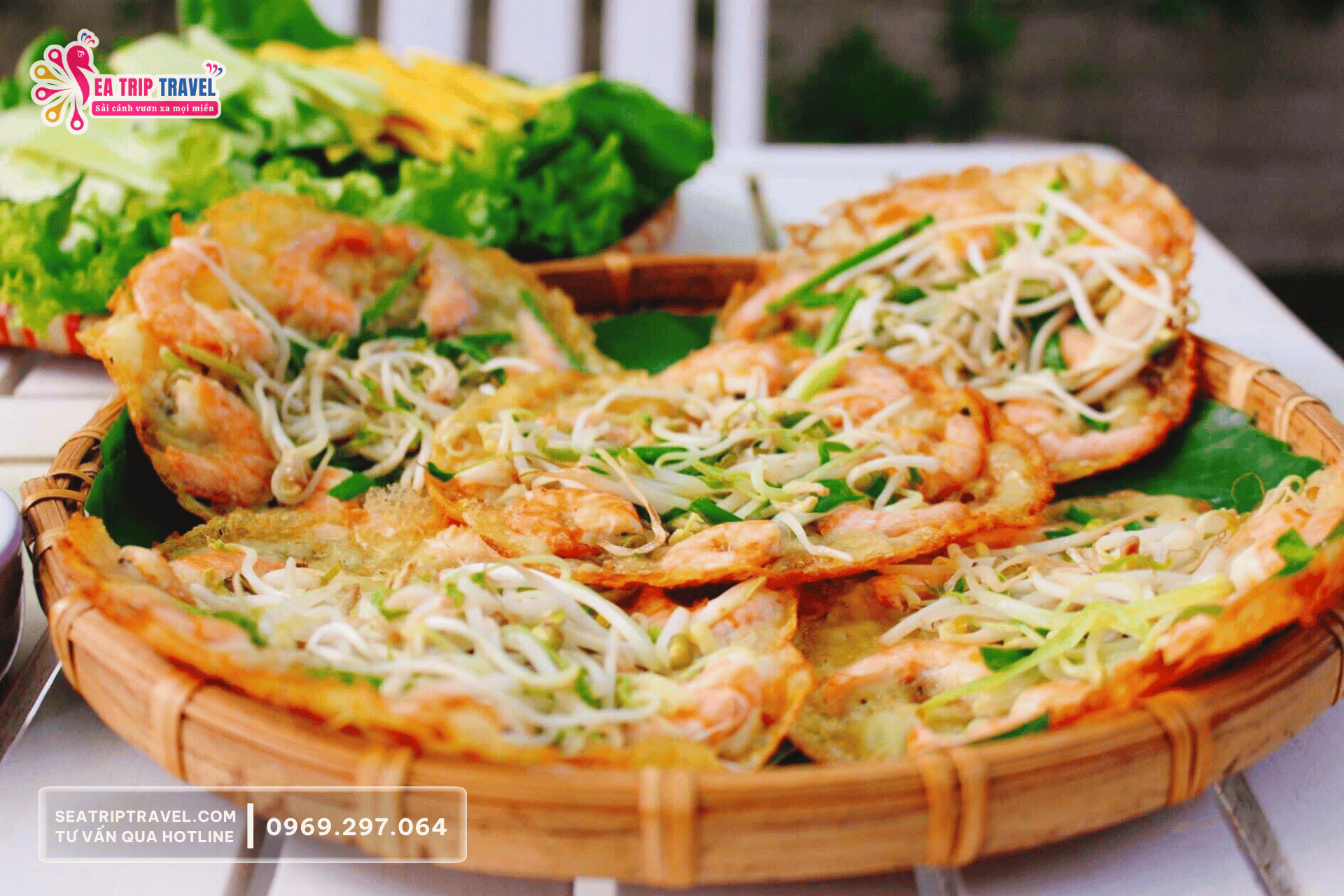 Bánh xèo tôm nhảy