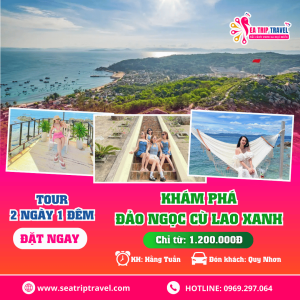 Tour Cù Lao Xanh 2 ngày 1 đêm
