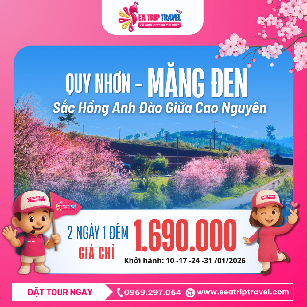 Tour Quy Nhơn - Măng Đen 2 ngày 1 đêm