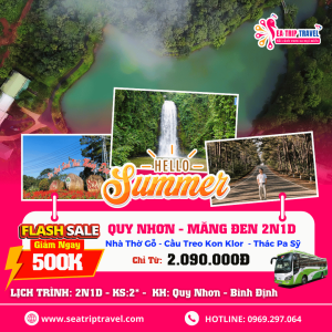Tour Măng Đen 2N1D Từ Quy Nhơn