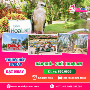 Tour đảo khỉ - suối hoa lan 1 ngày: