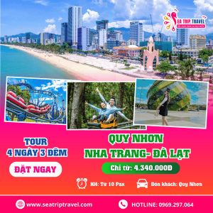 Tour Nha Trang Đà Lạt 4 ngày 3 đêm