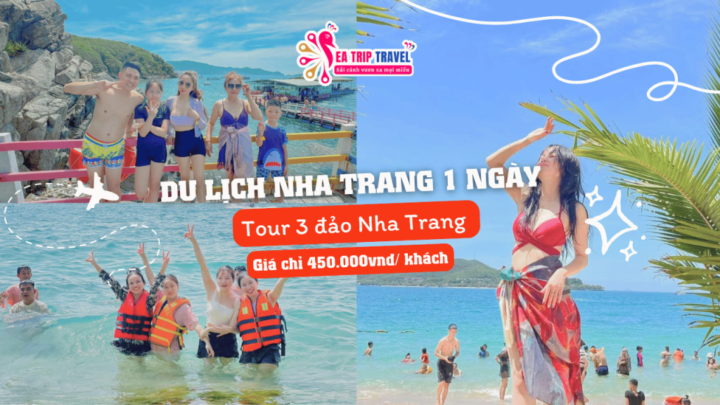Tour 3 đảo Nha Trang 1 ngày