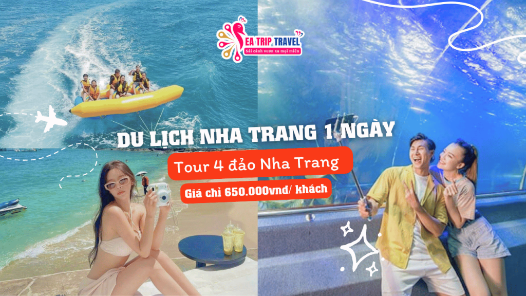Tour 4 đảo Nha Trang 1 ngày